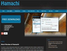 Tablet Screenshot of hamachidownload.org